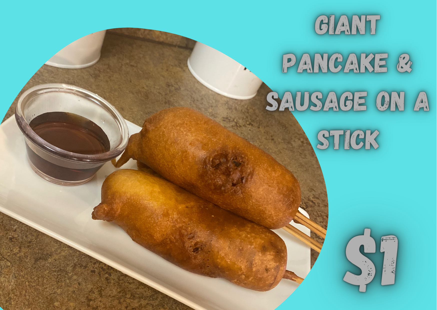 Pancake Sausage on a Stick