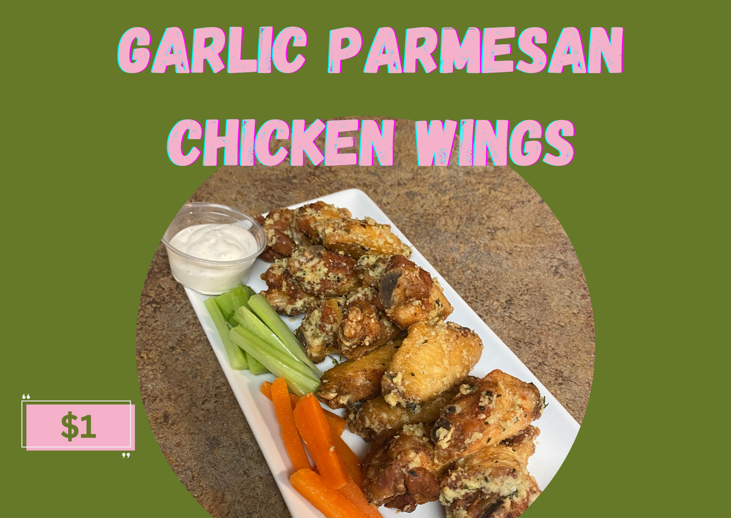 Garlic Parmesan Chicken Wings Recipe