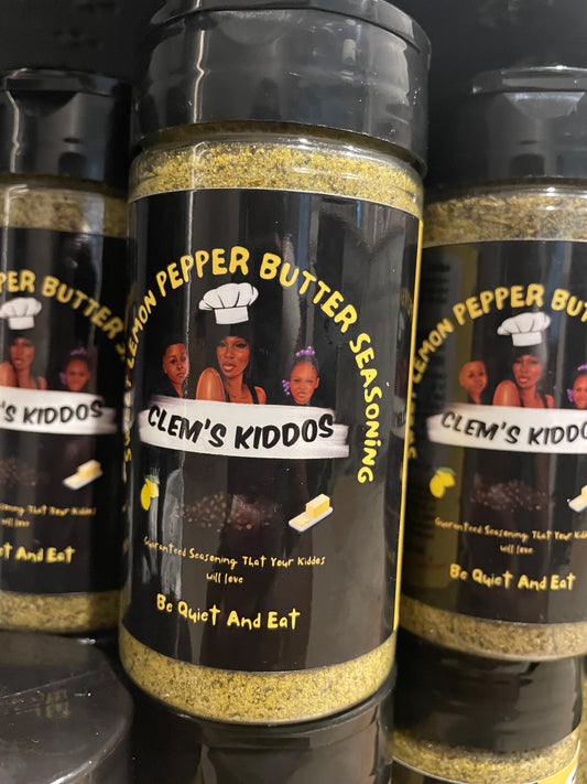 Clem's Kiddos Sweet Lemon Pepper Butter Seasoning 5.5oz